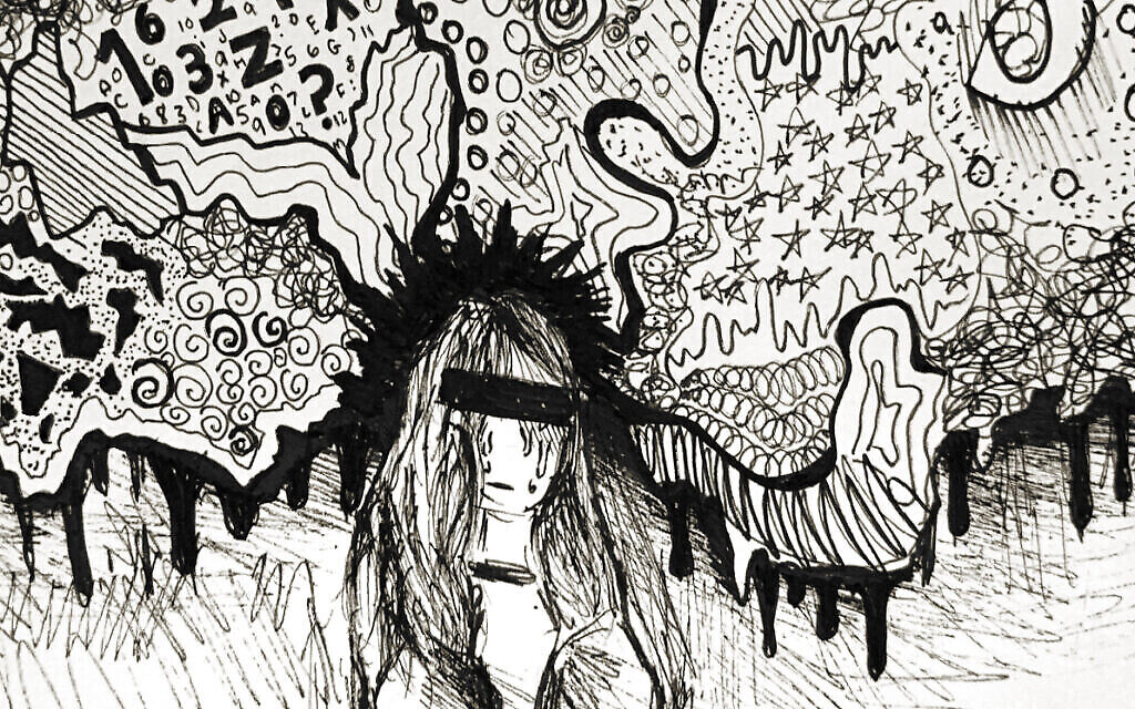 Détail de l'œuvre d'art visuel soumise par Lily Pacuit au projet "Dispatches from Quarantine" (avec l'aimable autorisation du projet "Dispatches from Quarantine").