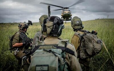Des troupes de Tsahal s'entraînent pour une guerre contre le Hezbollah dans le nord d'Israël, sur une photo non datée. (Tsahal)