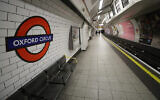 Illustration : Un quai de la station de métro Oxford Circus à Londres, le 19 mars 2020. (AP Photo/Kirsty Wigglesworth)