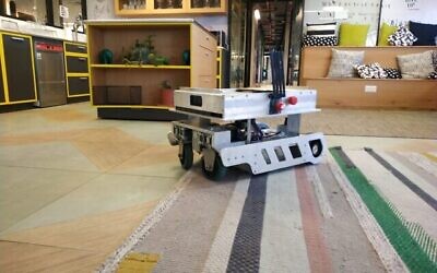 Le robot développé par la startup israélienne Seamless Vision. (Courtoisie du Centre médical Sheba)