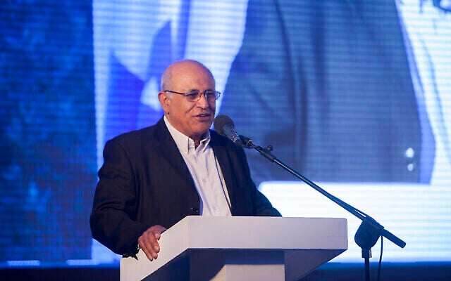 Avigdor Kahalani a pris la parole lors de la cérémonie de remise du prix Moskowitz pour le sionisme à Jérusalem, le 29 mai 2014. (Crédit : Yonatan Sindel/Flash90) Avigdor Kahalani a pris la parole lors de la cérémonie de remise du prix Moskowitz pour le sionisme à Jérusalem, le 29 mai 2014. (Crédit : Yonatan Sindel/Flash90)