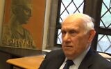 Donald Kagan en 2013. (Capture d'écran : YouTube)