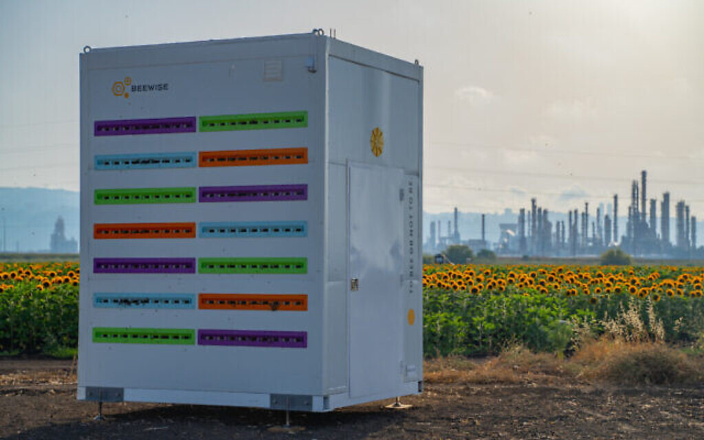 La ruche autonome et automatisée de Beewise en Israël. (Autorisation)