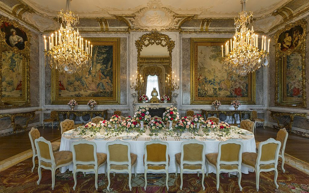 La salle à manger du manoir de  Waddesdon. (Crédit : Chris Lacey (c) National Trust Waddesdon Manor)