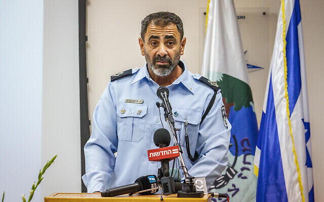Le général de brigade Tomer Bar lors d'une cérémonie sur la base militaire Rabin, le 20 juin 2020. (Crédit : Armée israélienne)