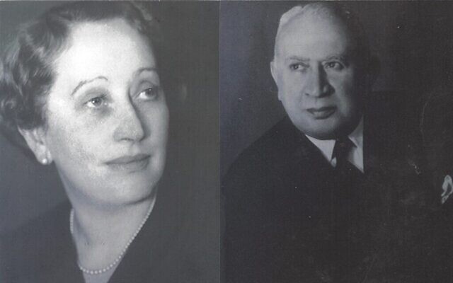 Fritz et Thea Goldschmidt. (Crédit : courtoisie de la famille Goldschmidt)