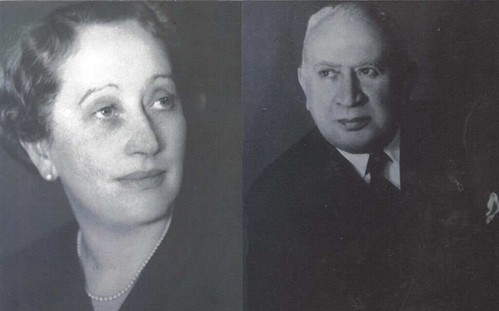 Fritz et Thea Goldschmidt. (Crédit : courtoisie de la famille Goldschmidt)