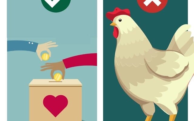 "Ne faites pas tourner les poulets, faites plutôt un don à une association caritative", conseille le ministère de l'Environnement. (Crédit : Ministère de l'Environnement) "Ne faites pas tourner les poulets, faites plutôt un don à une association caritative", conseille le ministère de l'Environnement. (Crédit : Ministère de l'Environnement)