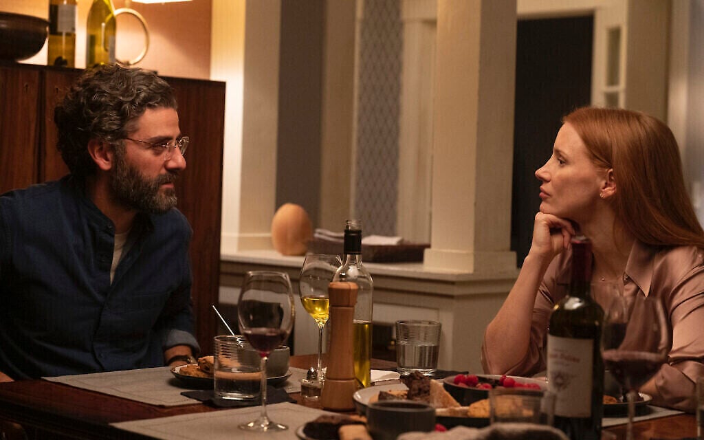 Oscar Isaac et Jessica Chastain dans "Scènes de mariage". (Jojo Whilden/HBO/ via JTA)