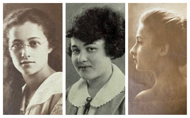 De gauche à droite : Marcella Morris, jeune femme ; Ruth Morris dans l'annuaire de son lycée ; Selma Morris, jeune femme (avec l'aimable autorisation de Julie Klam). De gauche à droite : Marcella Morris, jeune femme ; Ruth Morris dans l'annuaire de son lycée ; Selma Morris, jeune femme (avec l'aimable autorisation de Julie Klam).