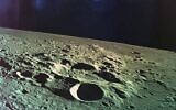 L'une des dernières photos prises par Beresheet avant qu'il ne s'écrase sur la lune, le 11 avril 2019. (Crédit: Avec l'aimable autorisation de SpaceIL)