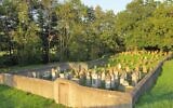 Le cimetière juif du village de Vantoux, en Lorraine. (Crédit : Domaine public)