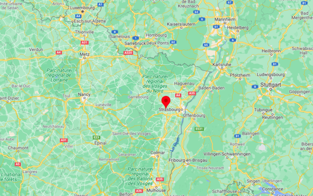 Scharrachbergheim-Irmstett. (Crédit : Google Maps)