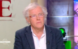 L’historien Pascal Ory sur le plateau de l’émission « Quotidien » sur TMC, le 21 octobre 2021. (Crédit : Capture d’écran « Quotidien » / MyTF1 / TMC)