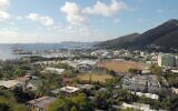 Vue de Road Town, à Tortola, sur les îles Vierges britanniques, centre de l'industrie des services financiers offshore, le 3 avril 2009. (Crédit : AP Photo/Todd VanSickle, File)