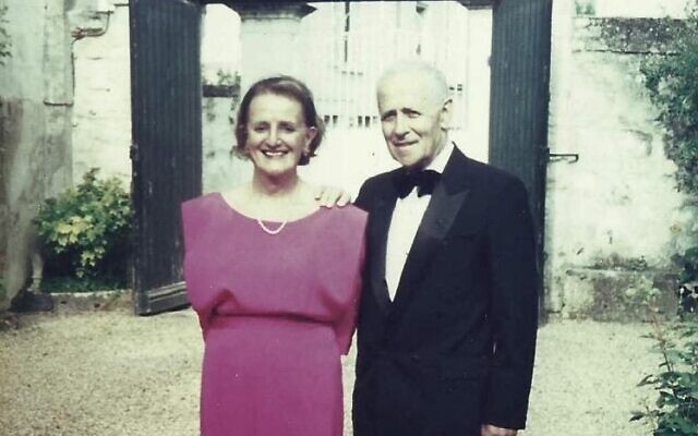Un couple uni, Geneviève et Jacques CAEN. (Aautorisation)