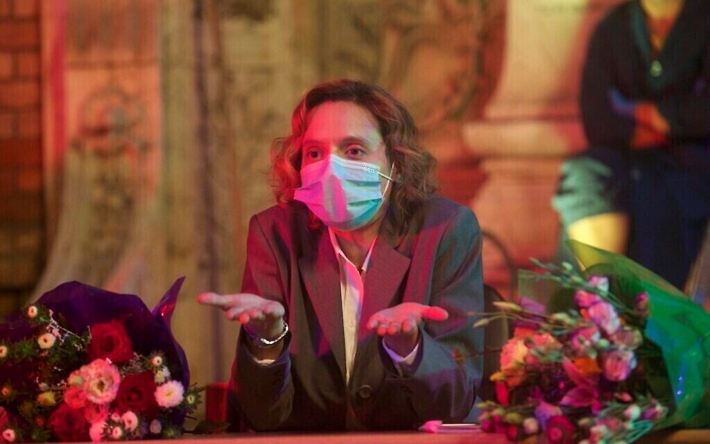 Katia Pascariu dans "Bad Luck Banging Or Loony Porn". (Crédit : Magnolia Pictures/ via JTA)