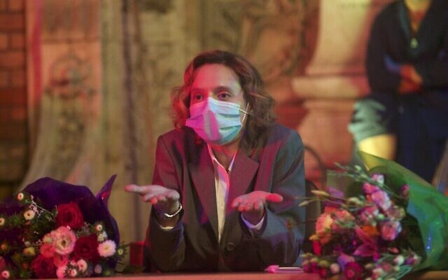 Katia Pascariu dans "Bad Luck Banging Or Loony Porn". (Crédit : Magnolia Pictures/ via JTA)