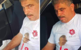 Zouhair Makhlouf, député tunisien, photographié en octobre 2019 à Nabeul, dans le centre-est de la Tunisie, en train de se masturber dans sa voiture, par une lycéenne qui l'a accusé de harcèlement. Ces agissements avaient déclenché un #Metoo tunisien sur les réseaux sociaux. (Crédit : capture d'écran Facebook)
