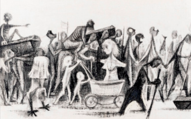« The Parade ». (Crédit : Si Lewen / Musée d’art et d’histoire du judaïsme)