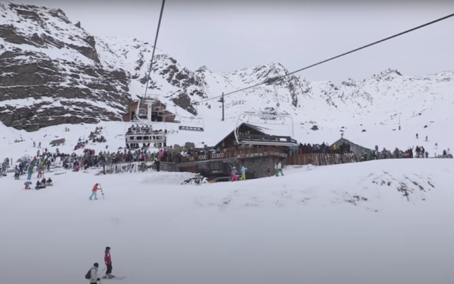 La station de ski de Val Thorens, en France (capture d'écran YouTube) La station de ski de Val Thorens, en France (capture d'écran YouTube)