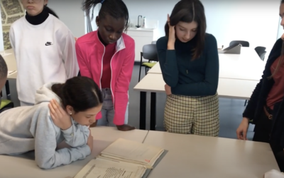 Des élèves du collège François Villon, lauréats du 3ème prix lors de l'édition 2020-2021 du Concours National de la Résistance (capture d'écran Youtube)