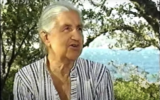 La philosophe Jeanne Hersch photographiée le 6 septembre 1993 (Capture d'écran YouTube)
