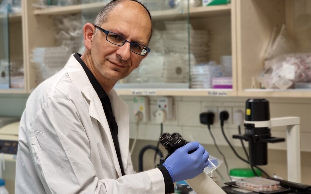 Le Pr Cyrille Cohen, chef du laboratoire d'immunothérapie à l'université Bar-Ilan (Autorisation) Le Pr Cyrille Cohen, chef du laboratoire d'immunothérapie à l'université Bar-Ilan (Autorisation)