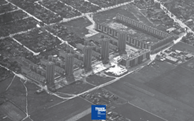 "Les gratte-ciel oubliés de la Muette", la nouvelle exposition du Mémorial de Drancy, du 10 novembre au 6 mars 2022. (Crédit : Mémorial de la Shoah de Drancy)