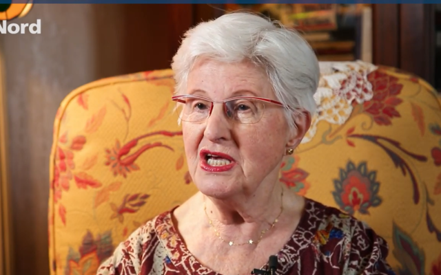 La rescapée de la Shoah Lili Keller-Rosenberg. (Capture d'écran YouTube)