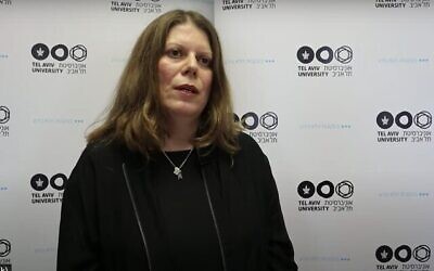 Capture d'écran de la vidéo de la chercheuse Katy Borodkin du département des troubles de la communication de l'école Stanley Steyer des professions de la santé, faculté de médecine Sackler. (Crédit : YouTube)