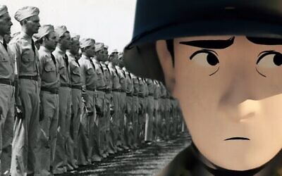 Une photo du nouveau documentaire animé Netflix "Camp Confidential : Les nazis secrets de l'Amérique". (Crédit : avec l'aimable autorisation de Netflix)