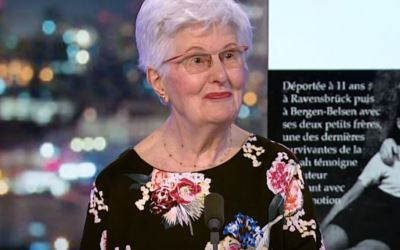 Lili KELLER-ROSENBERG (Rescapée de la Shoah) dans l'émission l'Invité sur TV5 Monde. (Capture d'écran/YouTube)