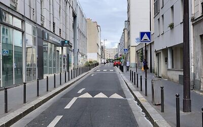 La rue Léon Giraud dans le 19e arrondissement de Paris. (Crédit : Chabe01 / CC BY-SA 4.0)