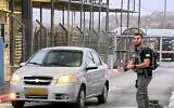 Le lieu d'une tentative d'attaque à l'arme blanche au nord de Jérusalem le 1er décembre 2021. (Police israélienne)