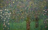 "Rosiers sous les arbres", peint par Gustave Klimt (1862-1918) vers 1905. Crédit : Photo prise le 17 mai 2017 par JR P (CC BY-NC 2.0).