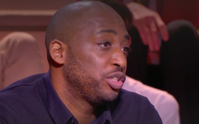 Thomas NLend sur le plateau de CPolitique, sur France 5, en janvier 2022. (Crédit : capture d’écran France.tv)