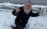 Rabbin Yisrael Elbom (avec l'aimable autorisation de Facebook)