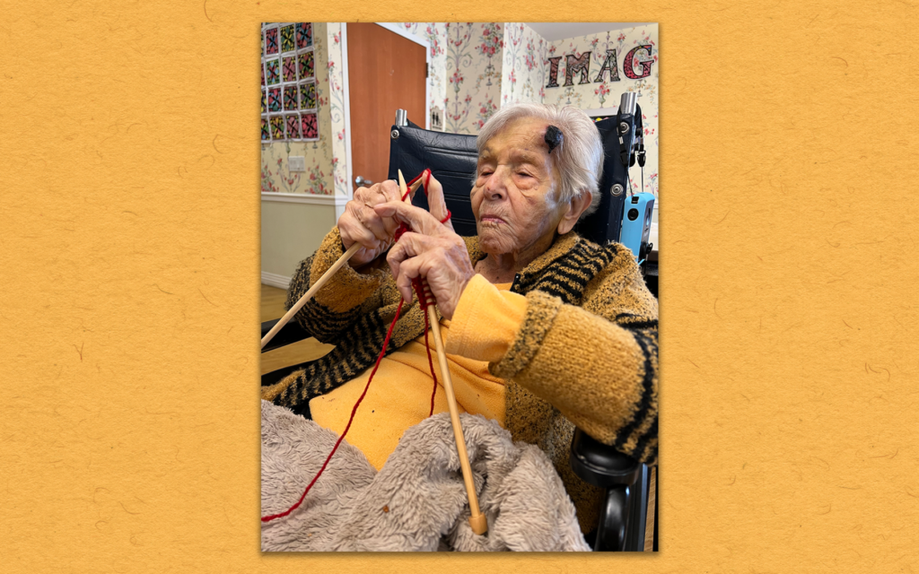 Rose Girone célèbre son 110e anniversaire, le 13 janvier 2022. (Autorisation via JTA) Rose Girone célèbre son 110e anniversaire, le 13 janvier 2022. (Autorisation via JTA)
