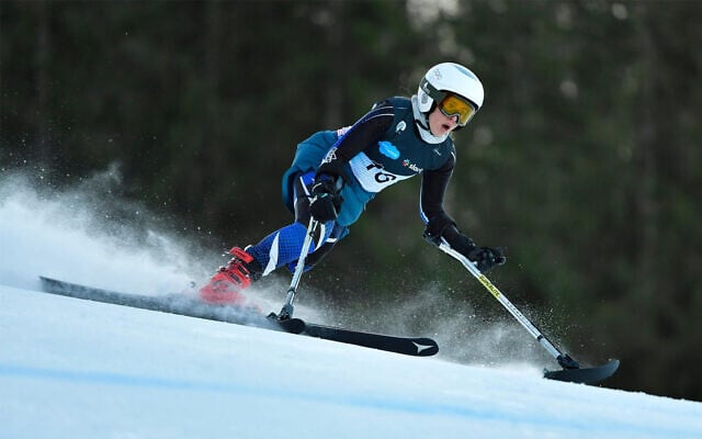 La skieuse paralympique israélienne Sheina Vaspi. (Crédit : autorisation/Comité international paralympique)