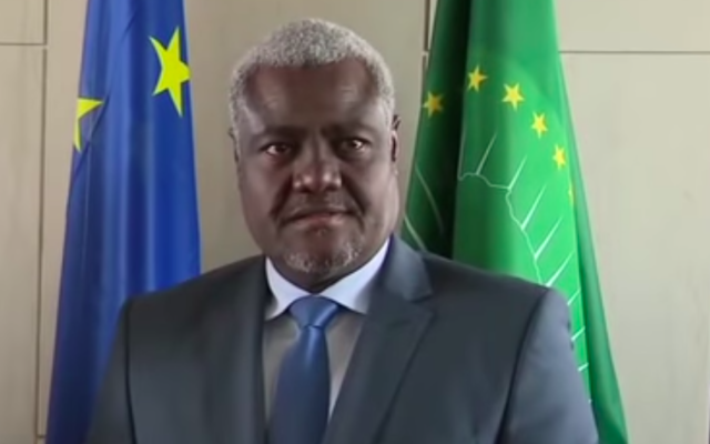 Moussa Faki Mahamat (Crédit : capture d'écran YouTube)