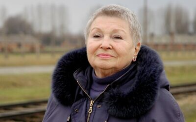 Sarah Montard, survivante d’Auschwitz. (Crédit : Fondation pour la Mémoire de la Shoah / Twitter)