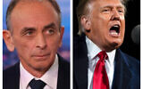 Eric Zemmour/Donald Trump. (Crédits : AFP/AP)