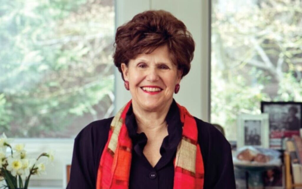 Joan Nathan, chef et auteure du livre "King Solomon's Table". (Crédit : Michelle Tomasi/Penguin Random House)