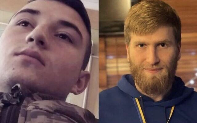 Les footballeurs ukrainiens Vitaliy Sapilo, de Dmitry Martynenko, tués le 2 mars 2022. (Crédit : Twitter) Les footballeurs ukrainiens Vitaliy Sapilo, de Dmitry Martynenko, tués le 2 mars 2022. (Crédit : Twitter)