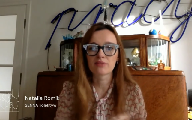 Natalia Romik, historienne et architecte, lauréate du Prix Dan David 2022. (Capture d'écran YouTube) Natalia Romik, historienne et architecte, lauréate du Prix Dan David 2022. (Capture d'écran YouTube)