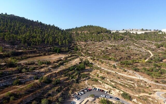 White Ridge, à l'est de Jérusalem. (Crédit : Dov Greenblat, Société pour la protection de la nature en Israël) White Ridge, à l'est de Jérusalem. (Crédit : Dov Greenblat, Société pour la protection de la nature en Israël)