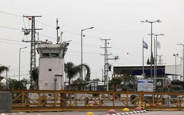Une photo montre le checkpoint de Jamaleh dans le nord de la Cisjordanie, le 8 avril 2022. (Crédit :  Jaafar Ashtiyeh/AFP)