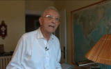 L'ancien résistant et déporté Pierre Rolinet. (Crédit : Capture d'écran YouTube)
