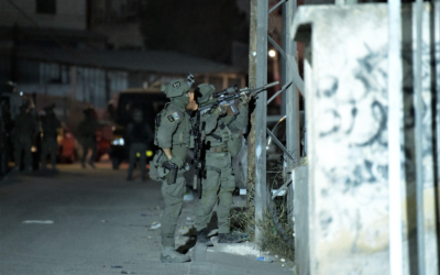 Illustration : Officiers de la police des frontières avec l'unité antiterroriste de Yamam lors d'une opération. (Crédit: Police israélienne)